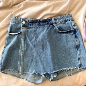 Zara Blue Denim Skirt
